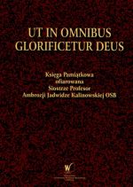 Okładka książki: Ut in omnibus glorificetur Deus